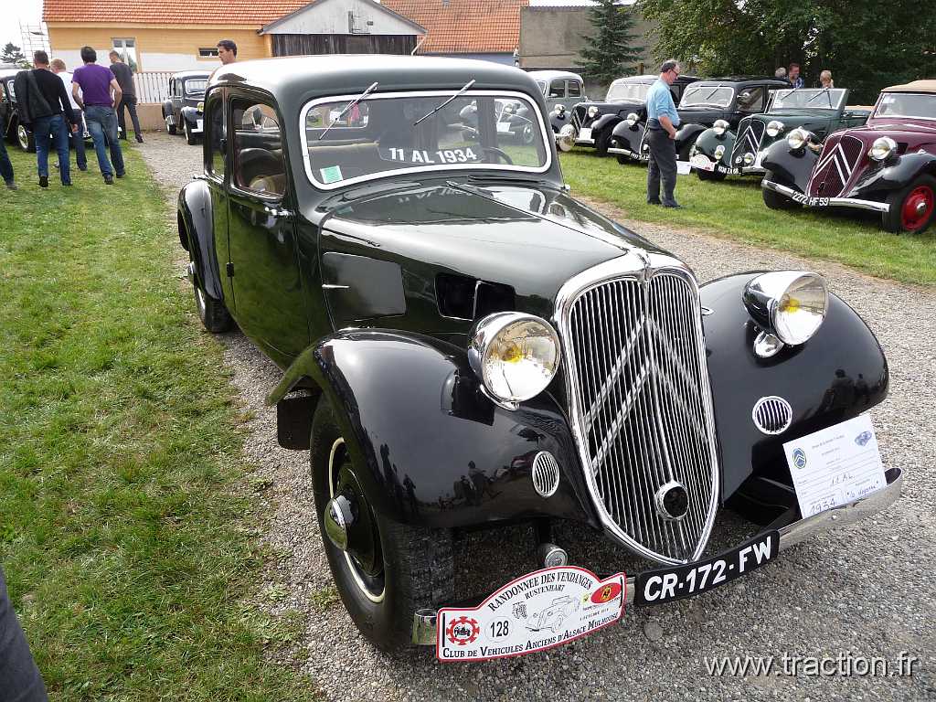 2014_Rustenhart (56).JPG - 34ème Randonnée Internationale des Vendanges organisée par le CVAAM, Citroen Traction 11 AL "la doyenne de la manifestation" - 1934